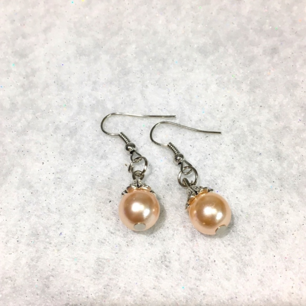 Faux Pearl Earrings